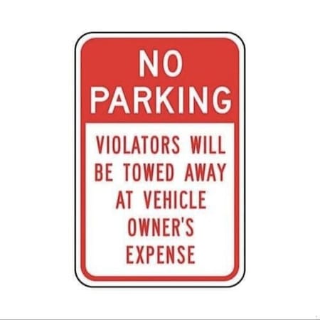 Accuform Parking Restriction Sign FRP171RA